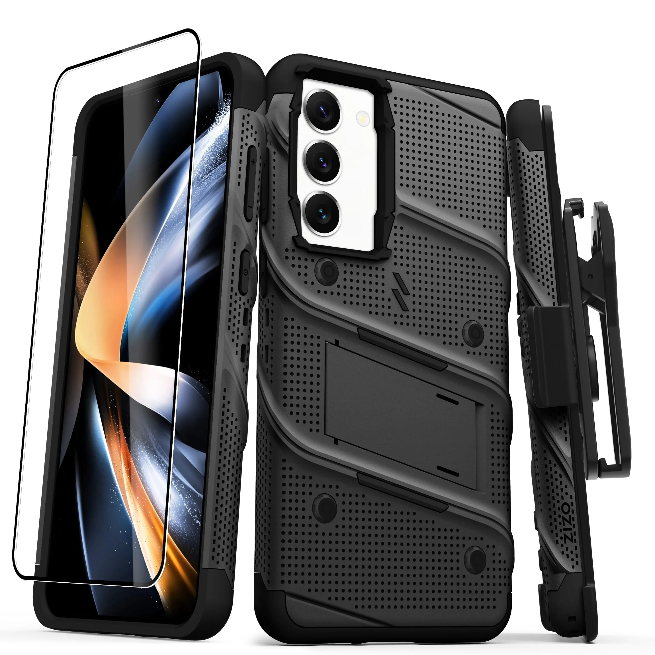 Zizo, ZIZO BOLT Bundle Galaxy S23 Plus Case - Black