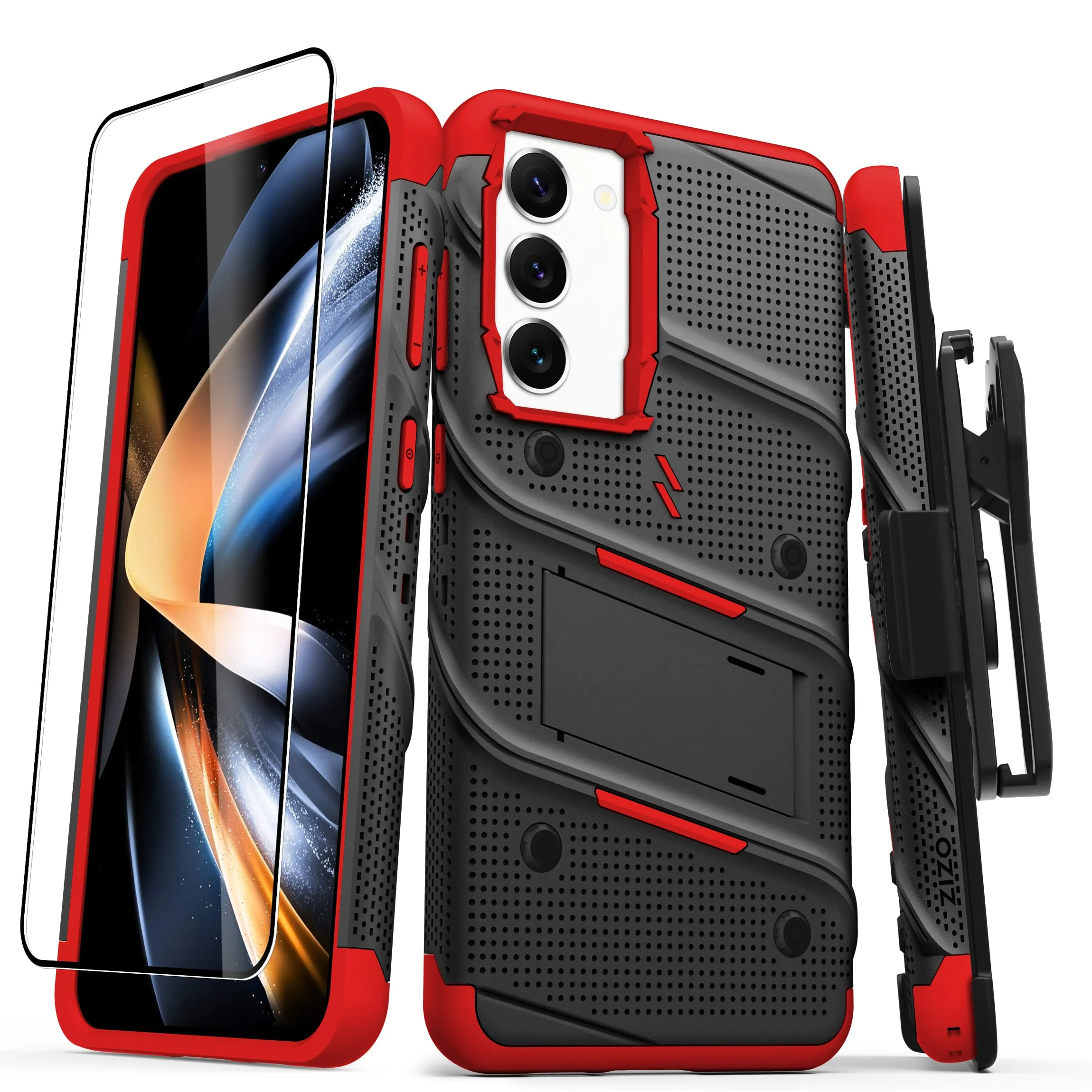 Zizo, ZIZO BOLT Bundle Galaxy S23 Plus Case - Red