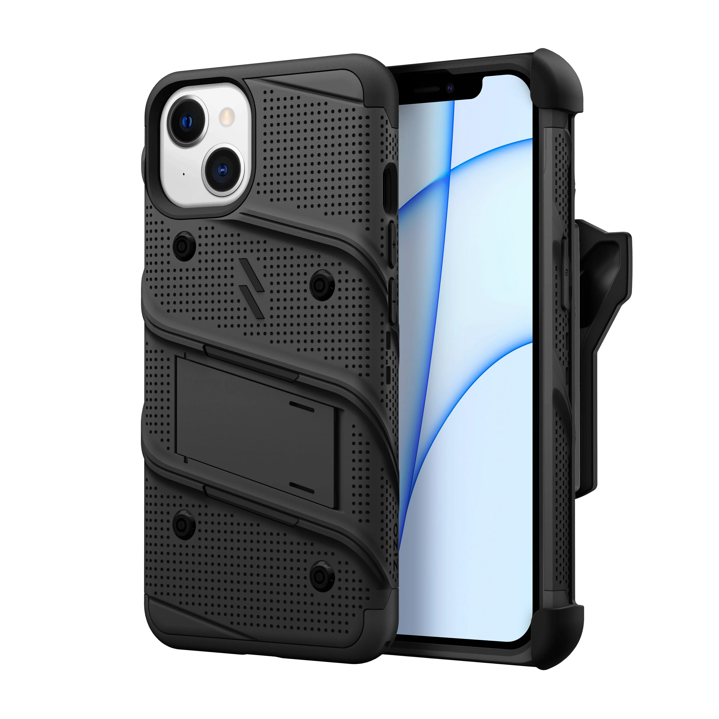 Zizo, ZIZO BOLT Bundle iPhone 13 Case - Black