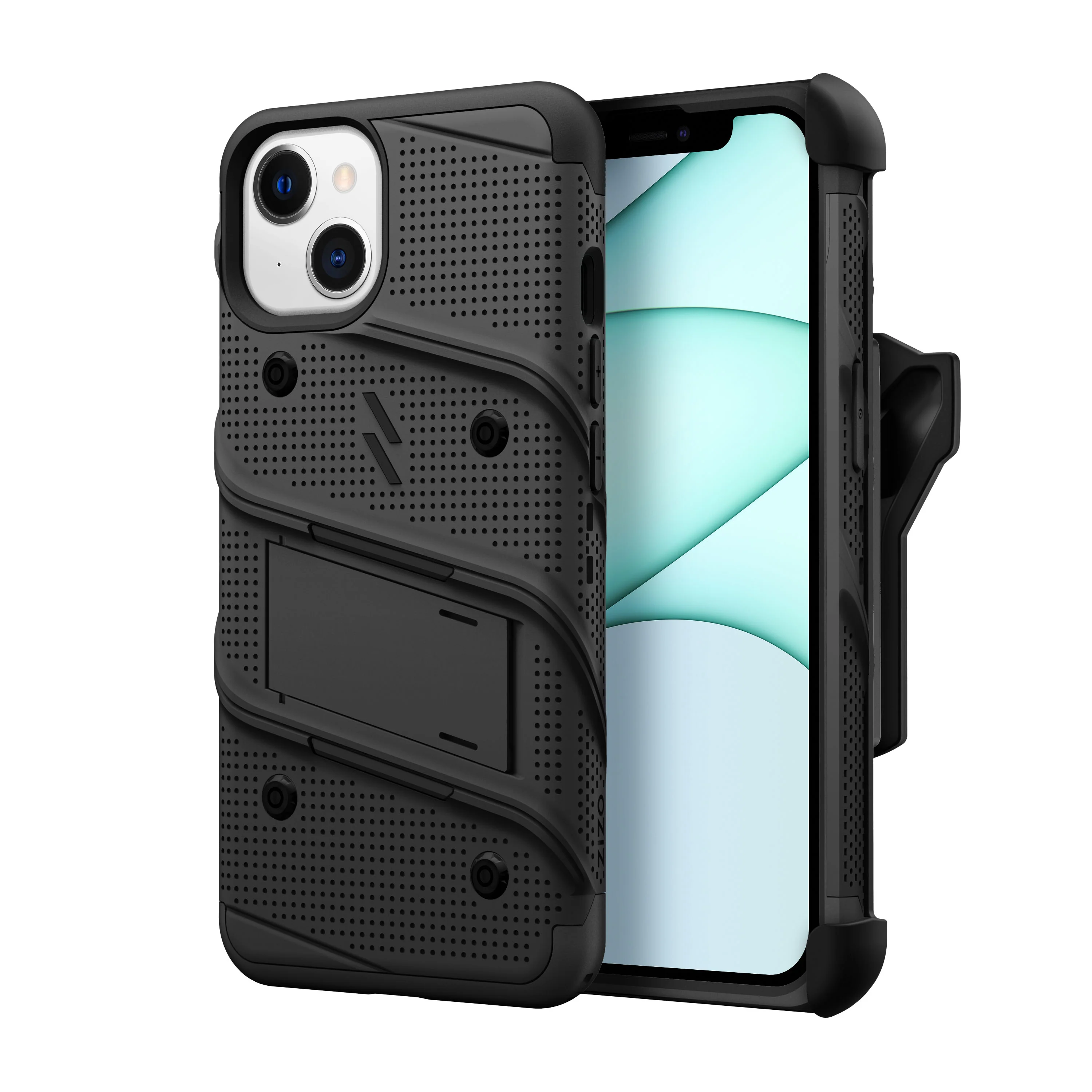 Zizo, ZIZO BOLT Bundle iPhone 13 Mini Case - Black