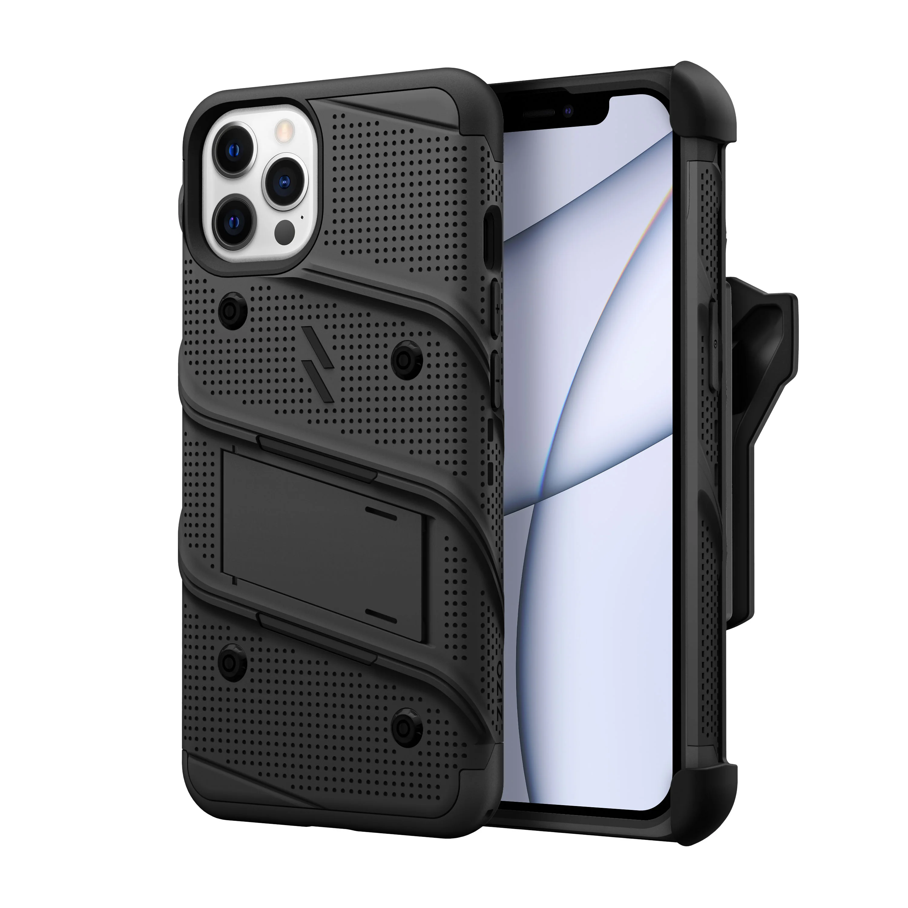 Zizo, ZIZO BOLT Bundle iPhone 13 Pro Case - Black