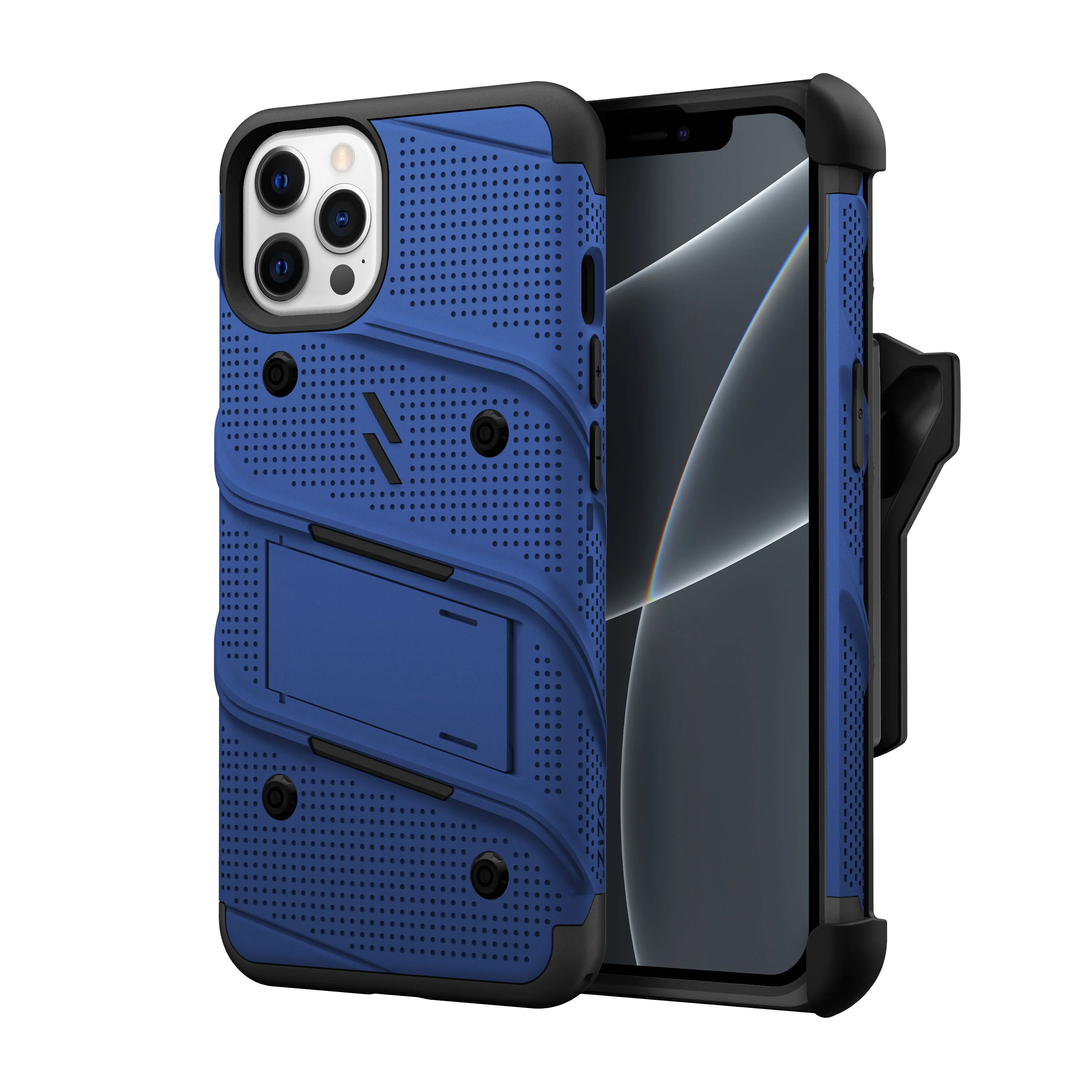 Zizo, ZIZO BOLT Bundle iPhone 13 Pro Max Case - Blue