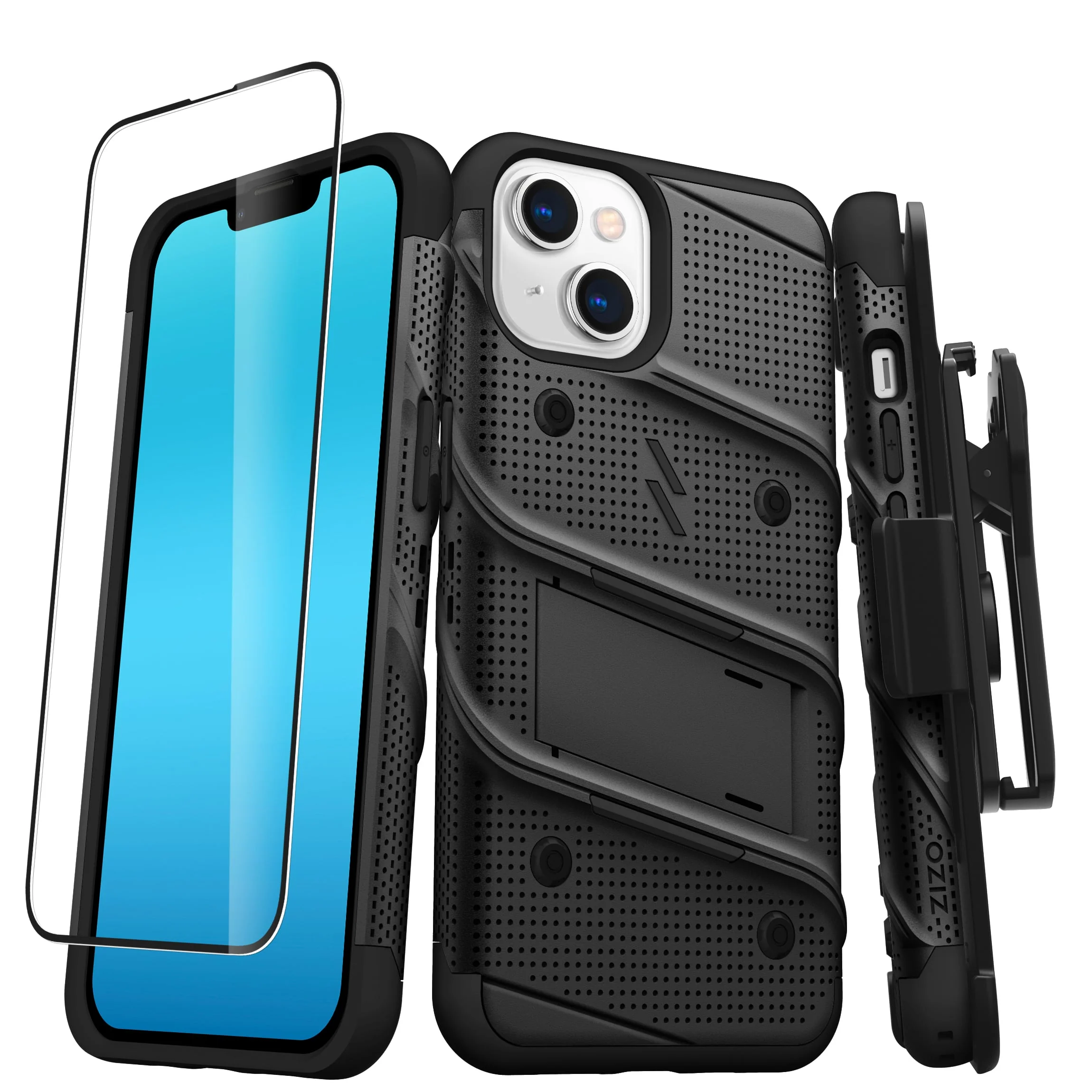 Zizo, ZIZO BOLT Bundle iPhone 14 (6.1) Case - Black