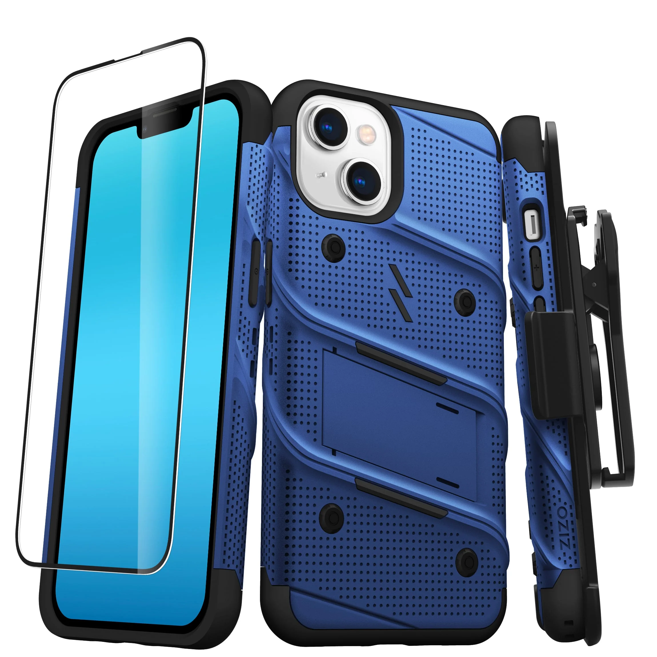 Zizo, ZIZO BOLT Bundle iPhone 14 (6.1) Case - Blue