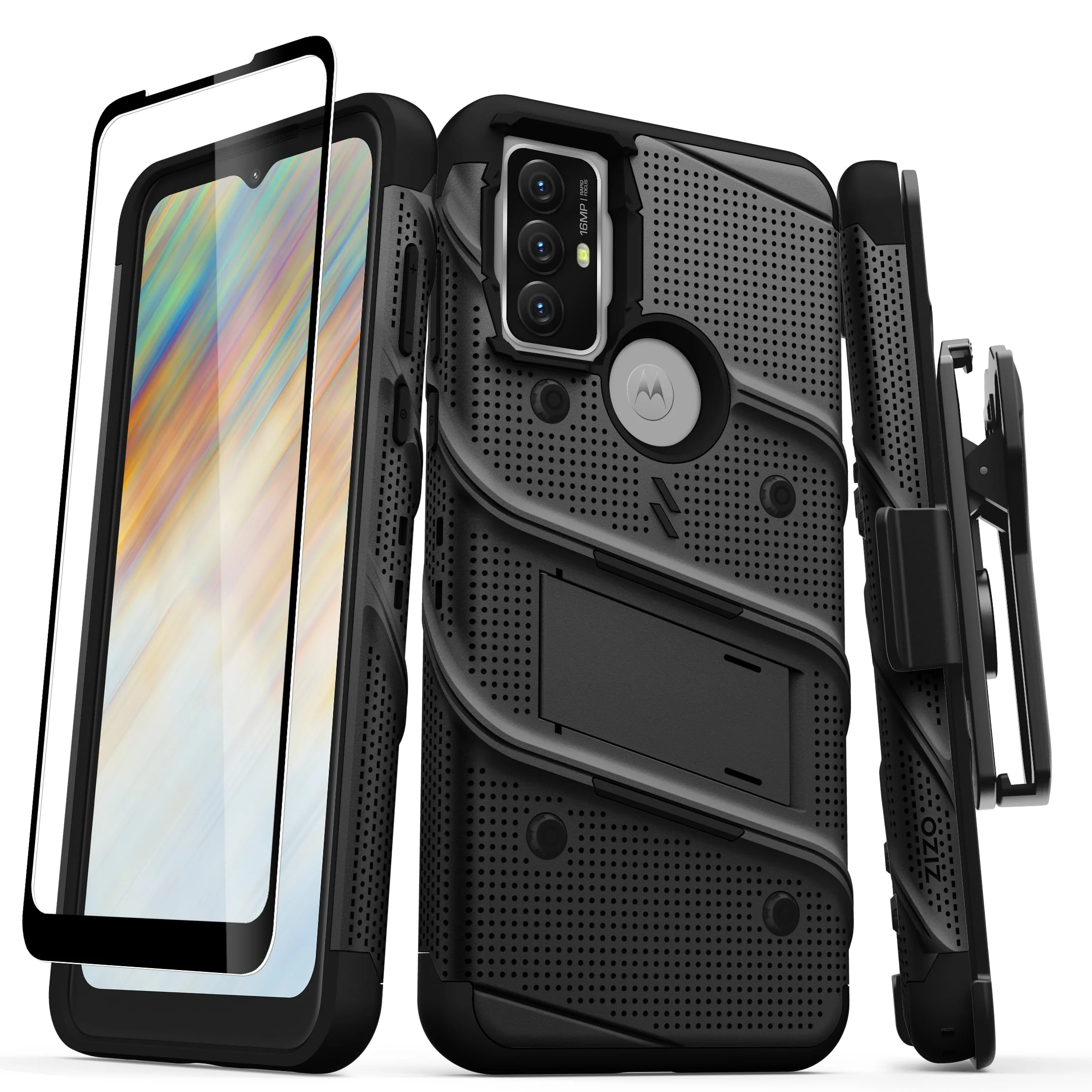 Zizo, ZIZO BOLT Bundle moto g play (2023) Case - Black