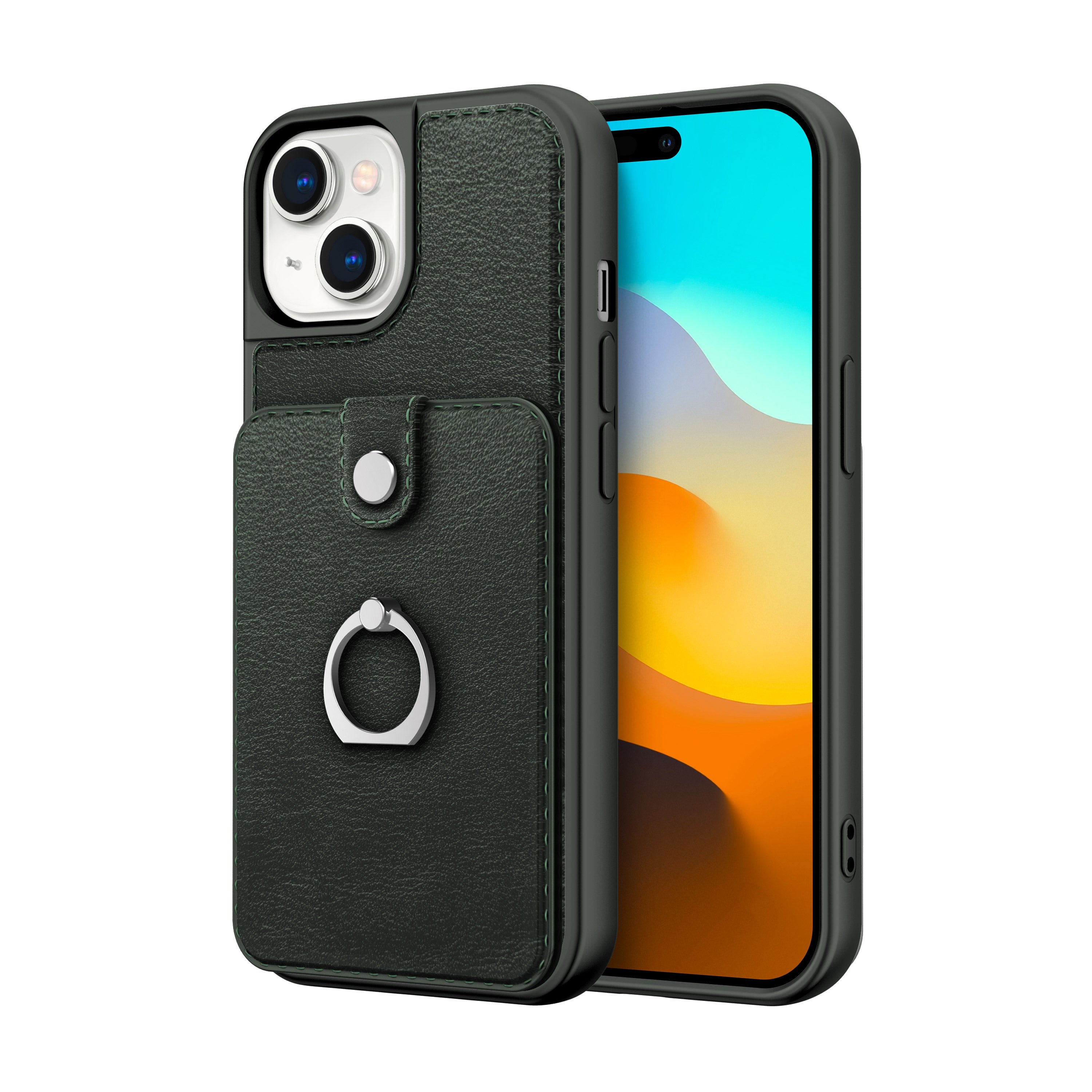 Zadikase, ZIZO Nebula Series iPhone 15 Case - Forest Green