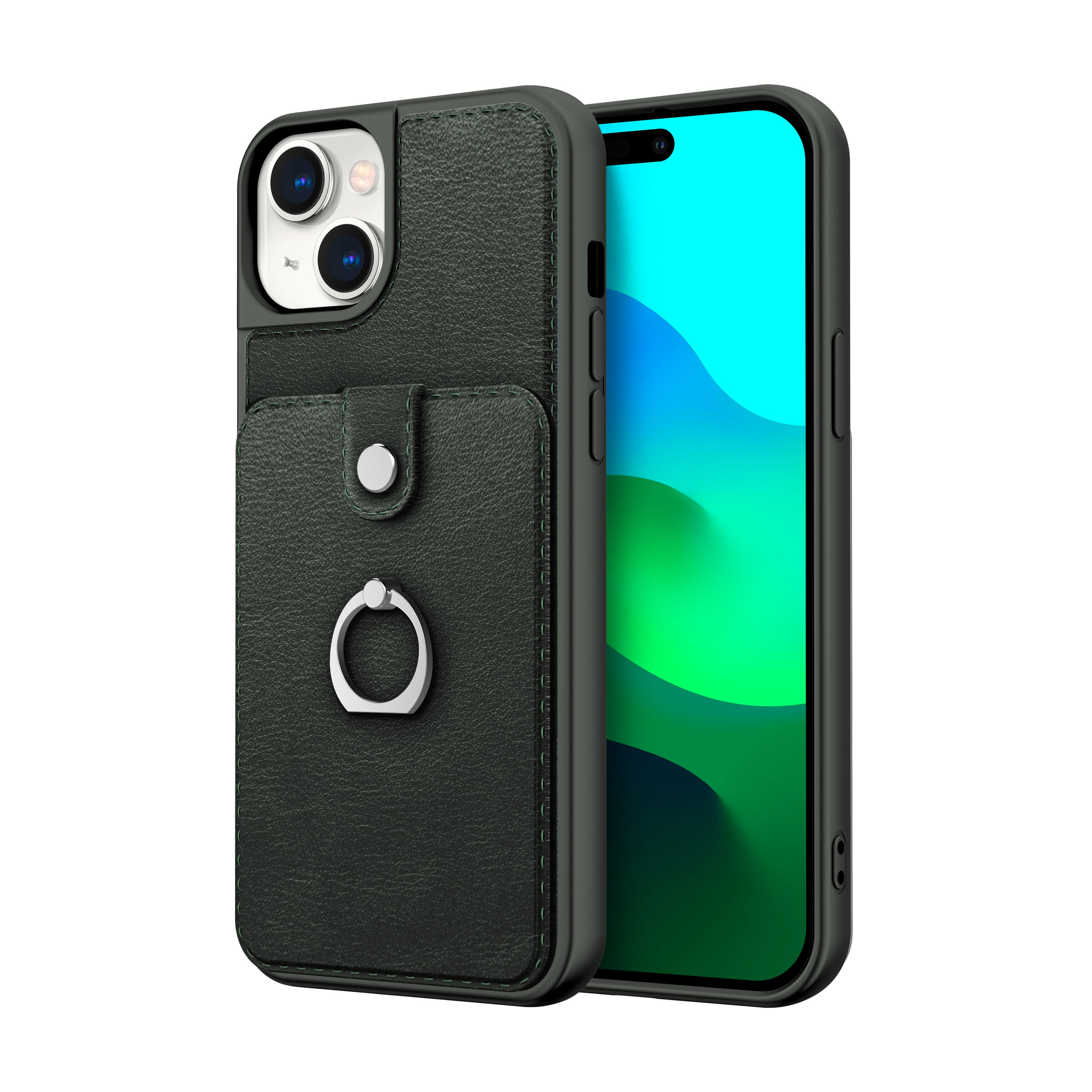 Zadikase, ZIZO Nebula Series iPhone 15 Plus Case - Forest Green