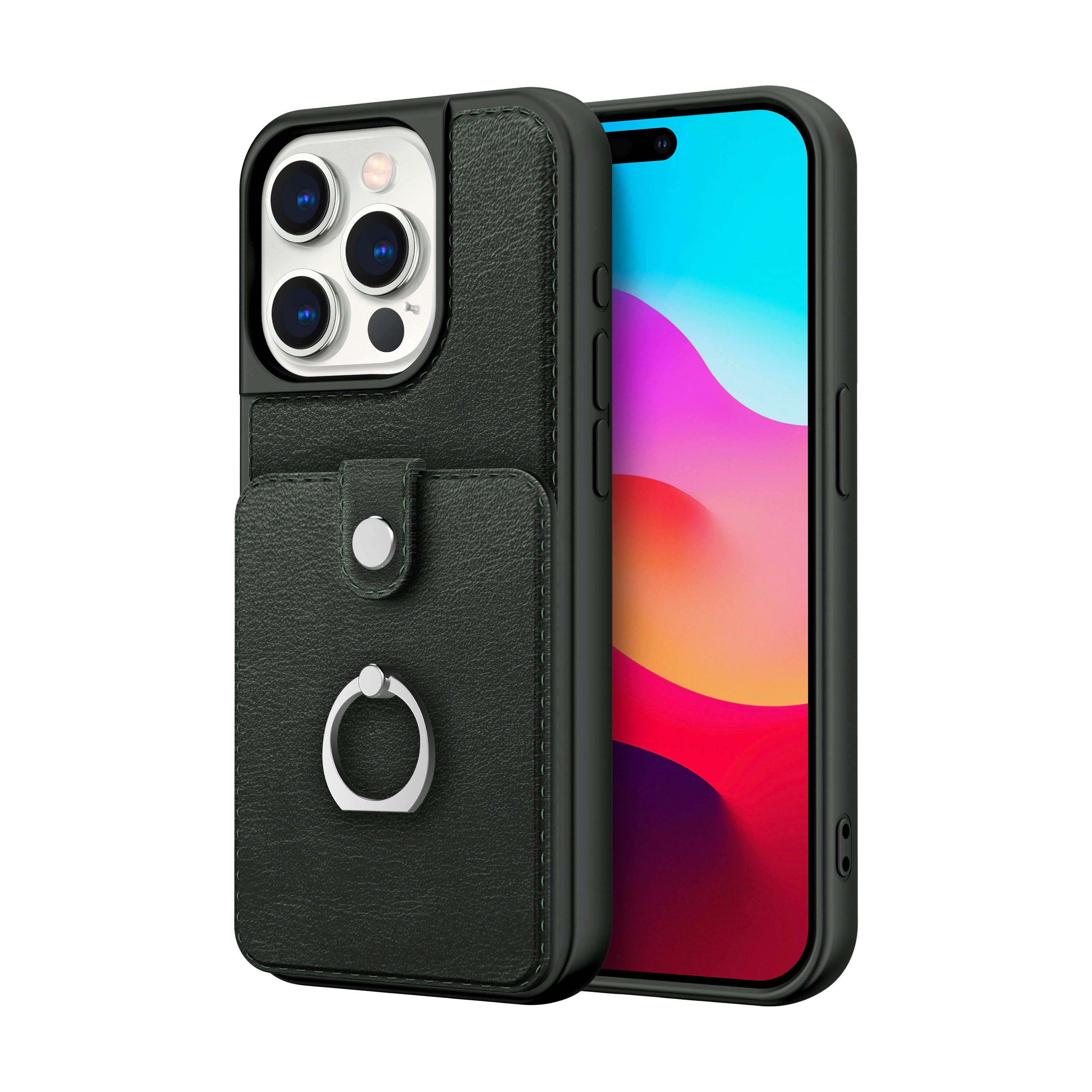 Zadikase, ZIZO Nebula Series iPhone 15 Pro Case - Forest Green