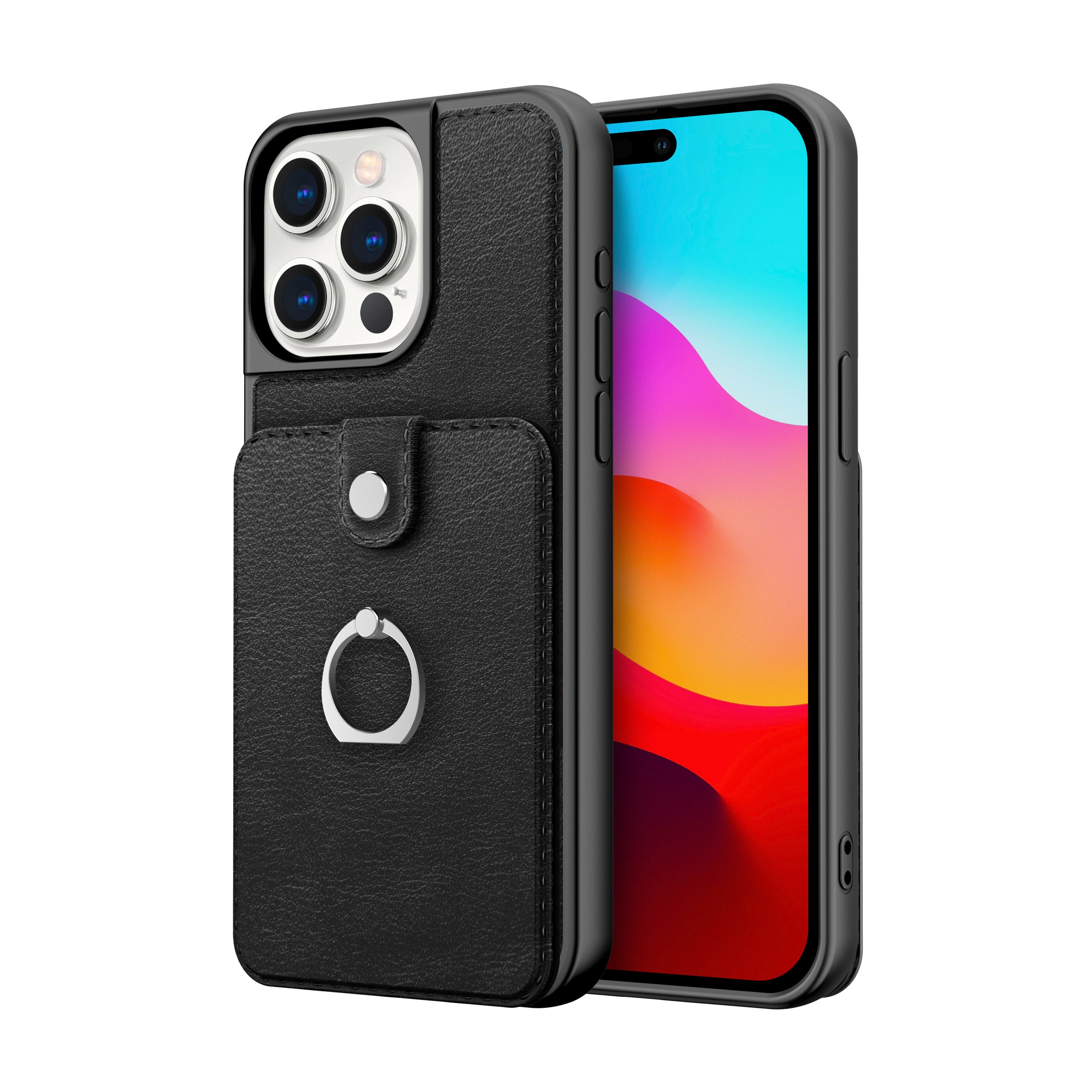 Zadikase, ZIZO Nebula Series iPhone 15 Pro Max Case - Black