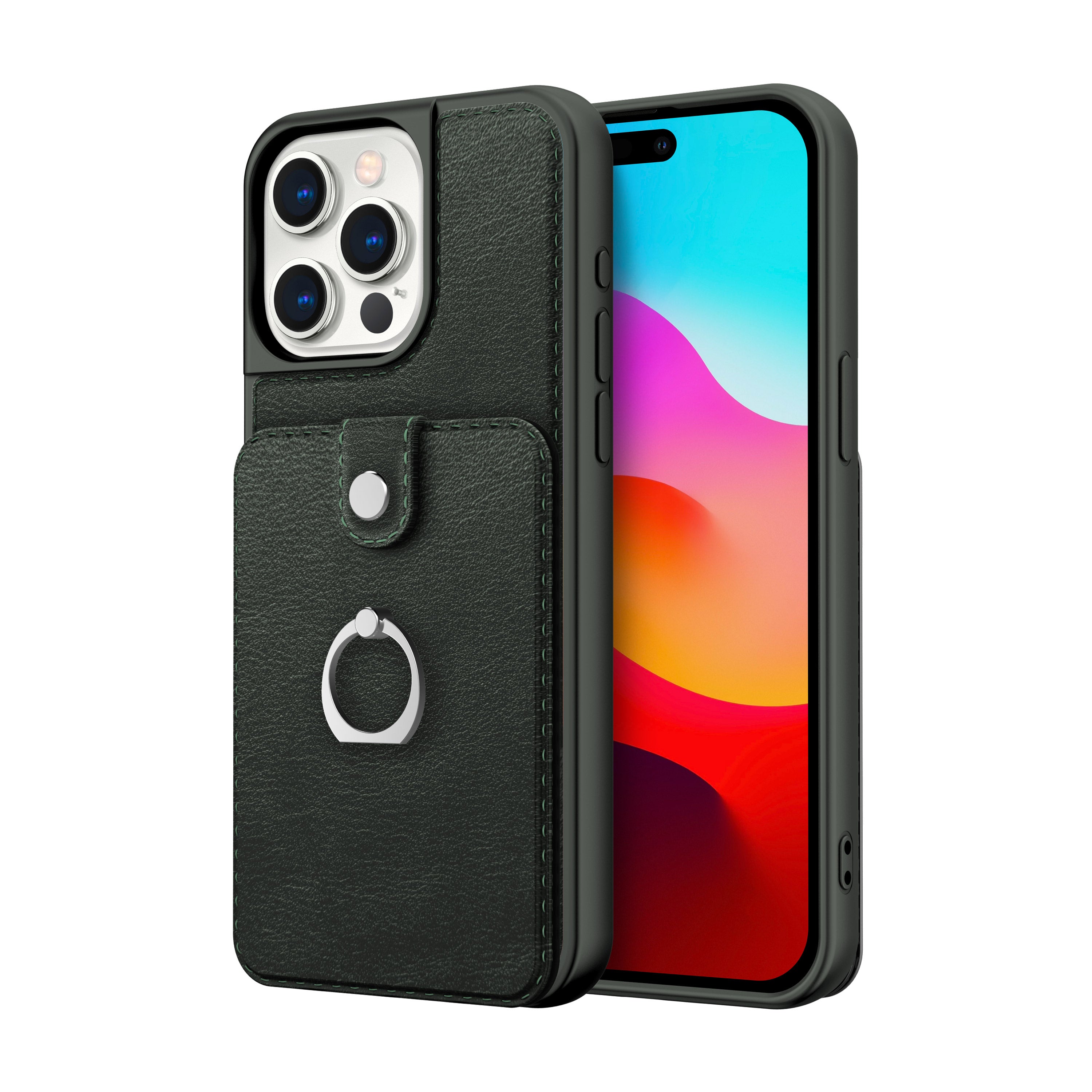 Zadikase, ZIZO Nebula Series iPhone 15 Pro Max Case - Forest Green