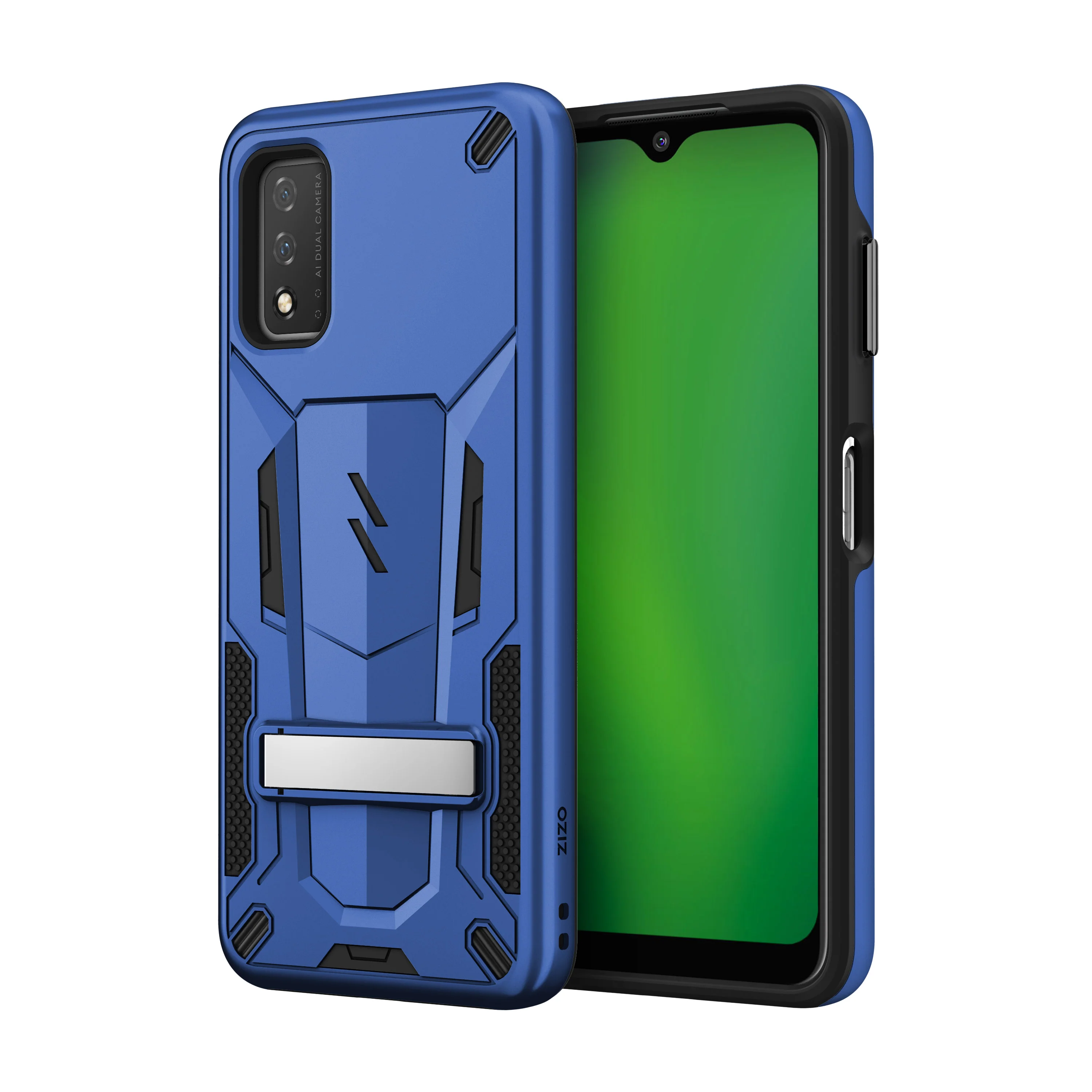 Zizo, ZIZO TRANSFORM Series T-Mobile REVVL V Case - Blue