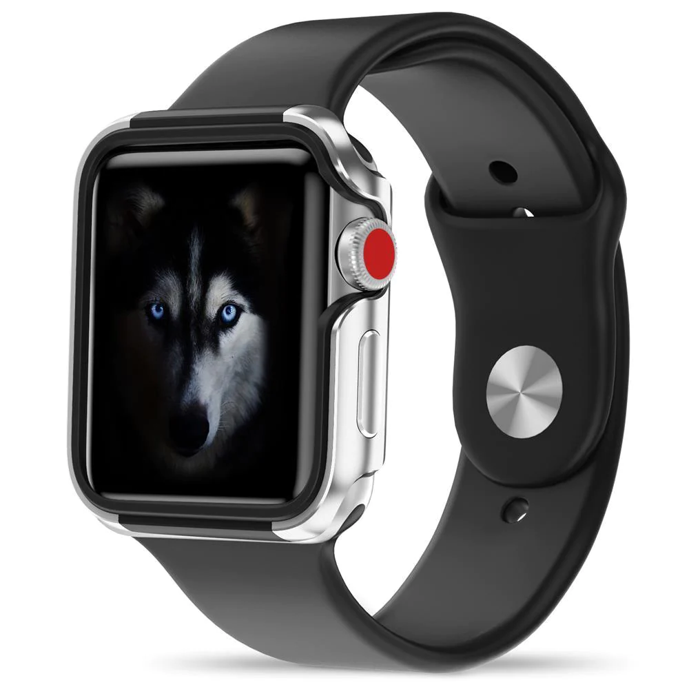 Zizo, Zizo SHOCK Series Apple Watch 38mm - Silver & Black