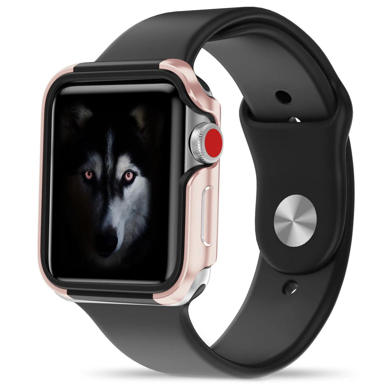 Zizo, Zizo SHOCK Series Apple Watch 42mm - Rose Gold & Black